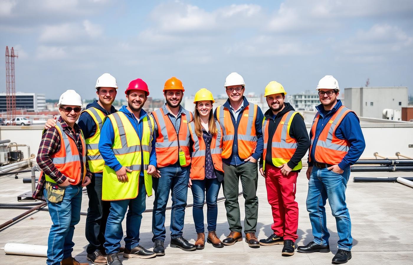 WR Pro Roofing team
